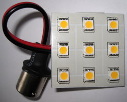 LED replacement for overhead incandescent lighting bulb